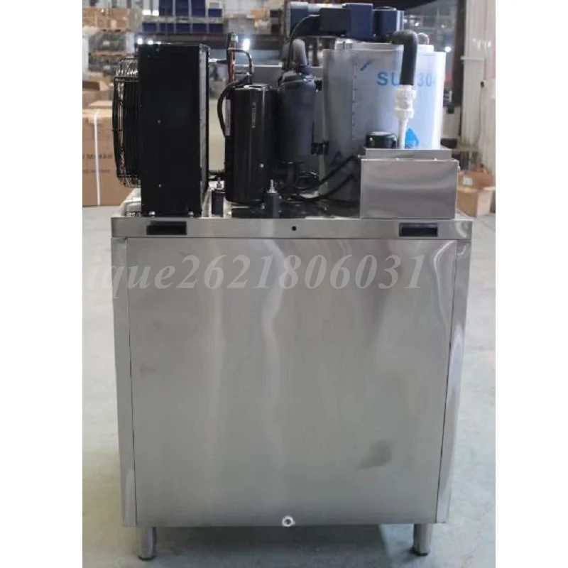 High Quality Flake Ice Machine Ice Cube Making Machine 1100w Ice Machine For Preserving and Cooling Fish/Meat/Seafood Snow Maker