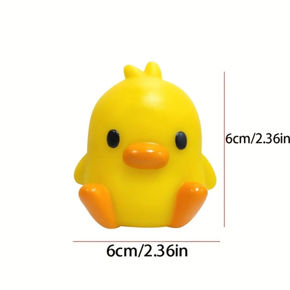 سطح المكتب زخرفة LED بطة ضوء الليل سيليكون الكرتون النوم مصباح مضحك الإبداعية أباجورة طفل الأطفال طفل