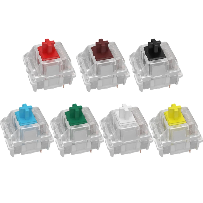 

Gateron Mechanical Keyboard Switch 3 Pins KS-9 RGB SMD White Yellow Green Black Red Brown Switch Gamer Customize PC