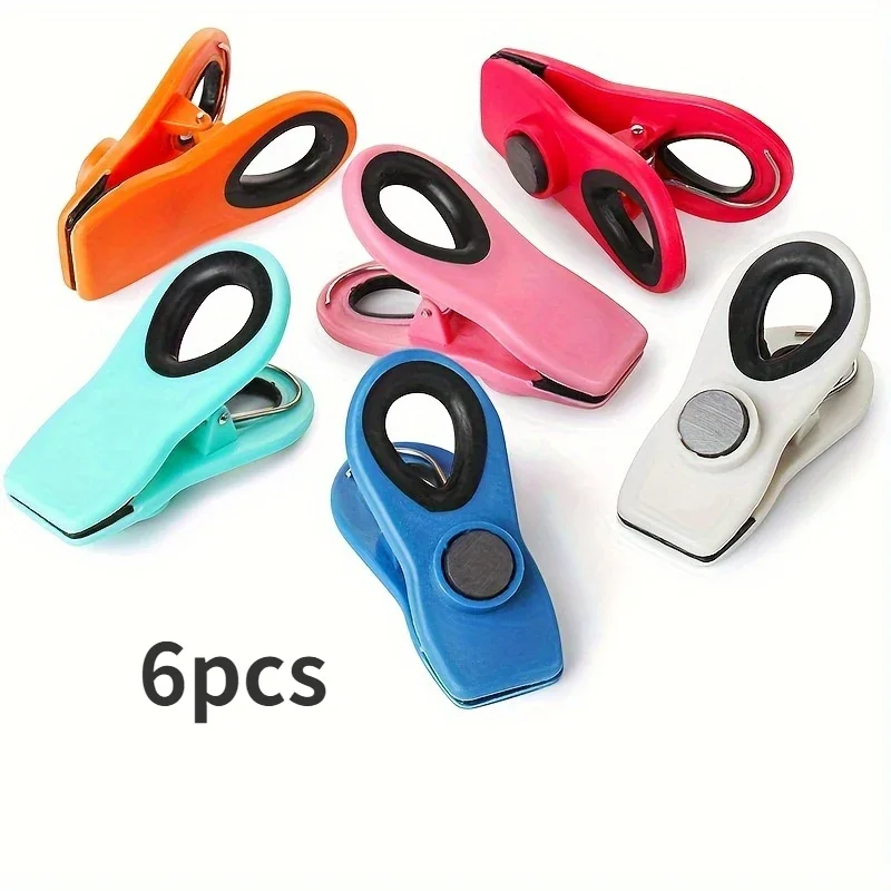 6pcs Multi functional food storage bag sealing clip, moisture-proof, dustproof and airtight clip