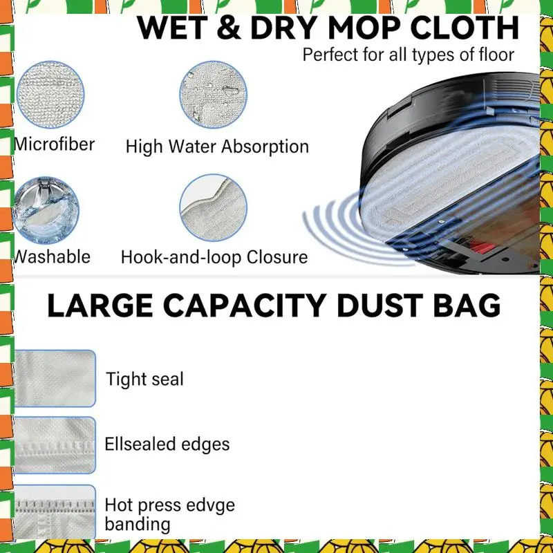 

Main Brushes Main Brushes Plastic For Roborock S8 Pro Uitra Replacement Parts Robot Vacuum Cleaner Accessory Set With Dust Bags