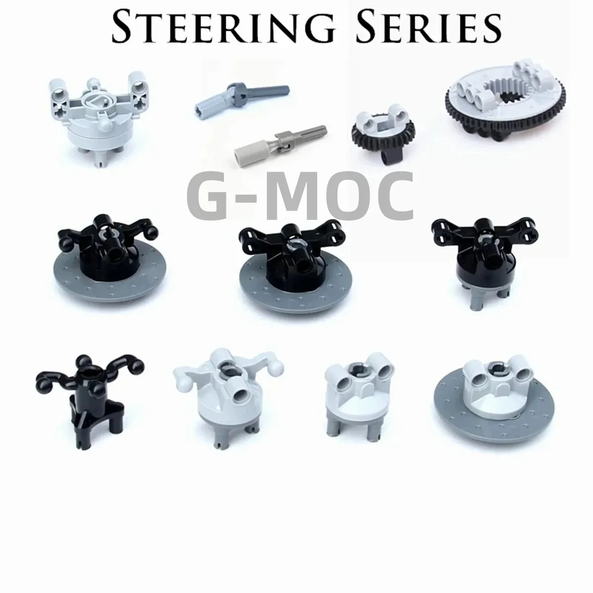 G-MOC Buildings Blocks Steering Wheel Hub Turntable 48452cx1 52730 32494 35189 11949 11950 23801 92909 x873c01 99009 62520c01