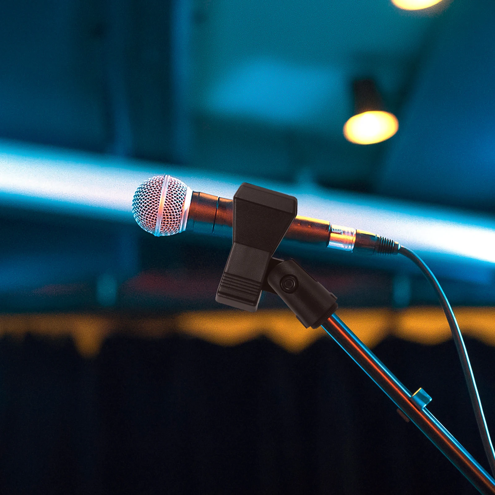 

3pcs Universal Microphone Clip Holder Spring-Clip Mic Mount For 15-50Mm Mics 3/8 Inch Adapter 180 Degree Adjustable Clamp