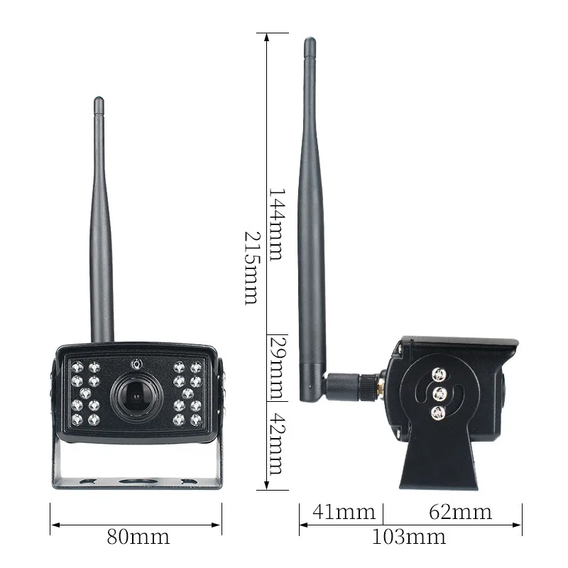 7 بوصة تعمل باللمس اللاسلكية عكس المراقبة BSD 4-قناة نظام الكاميرا مع إنذار مكبر الصوت للشاحنات مركبة كبيرة