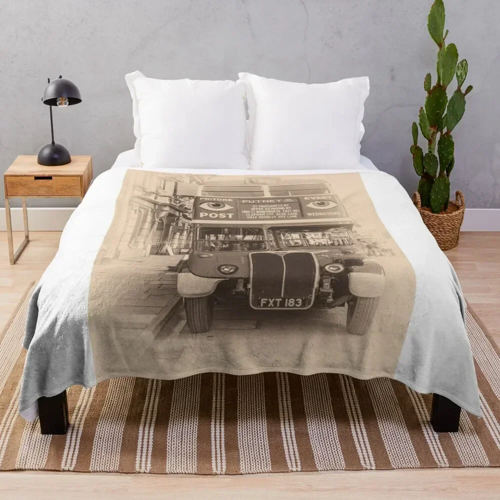 

Vintage Bus Throw Blanket decorative For Sofa Thin Thins Blankets