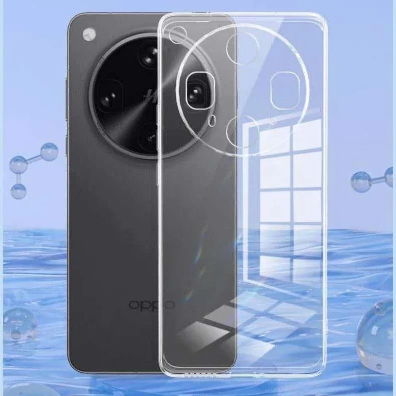 Etui na telefon OPPO Find X9 Ultra X9Ultra Przezroczyste, miękkie, silikonowe etui TPU na tył telefonu