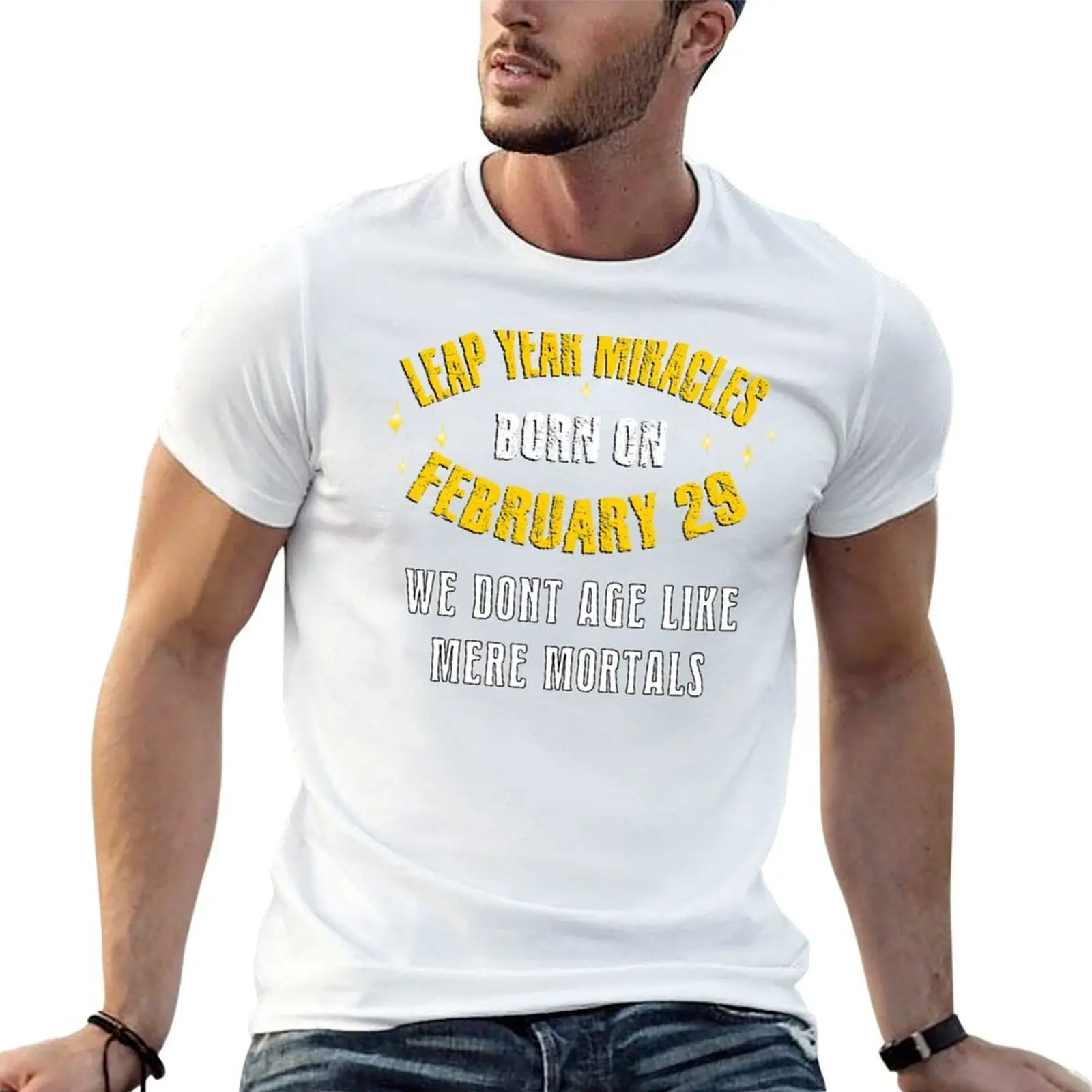 Anniversaires - Miracles du saut du chatenier - T-shirt pour hommes avec motif graphique - T-shirt pour hommes