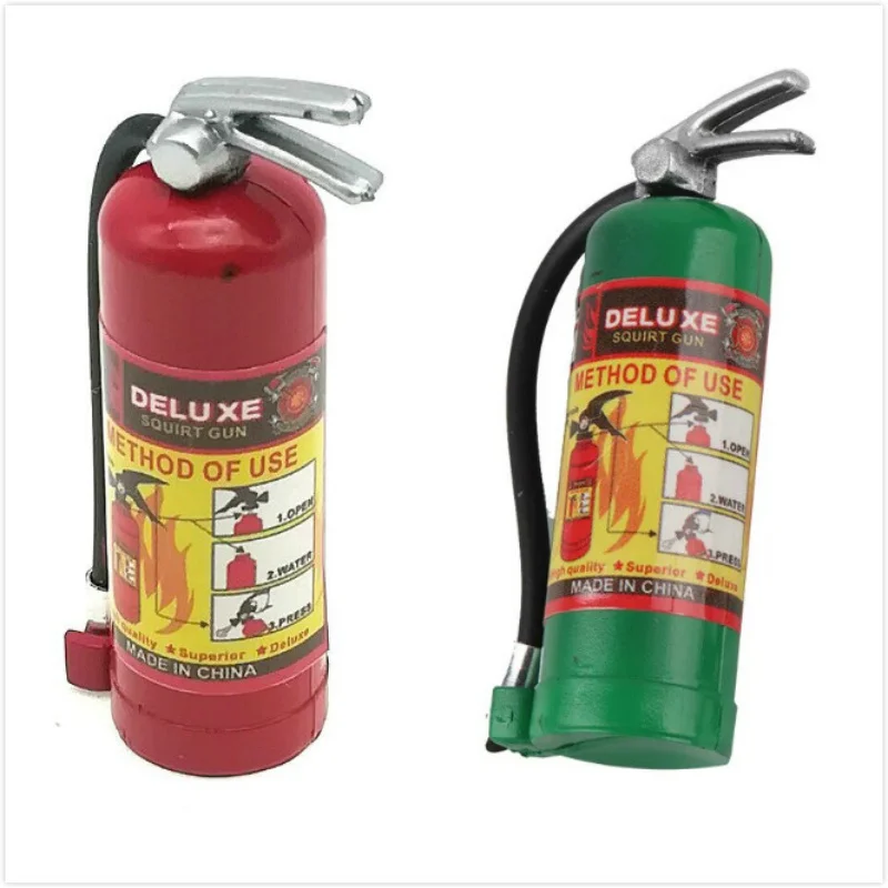 

1pc 1:10 Scale Dollhouse Miniature Fire Extinguisher Model Playhouse Outdoor Decoration Ornament Imitation Fire Extinguisher