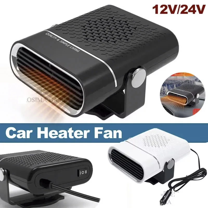 

12V 24V 150W Car Heater Fan Electric Heating Auto Windshield Defroster Deing Demister Car Anti-Fog Heater For Car Accessories