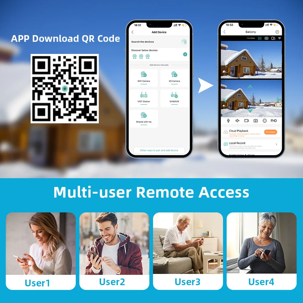 8MP Wifi Security Camera PTZ Dual Lens AI Auto Tracking Wireless CCTV Outdoor Surveillance Cameras iCSee IP Camera Night Vision