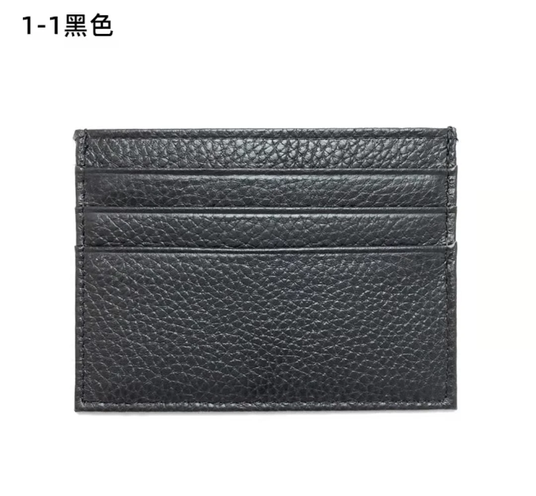 Benutzer definierte Brief Echt leder Karten halter personal isierte anfängliche schlanke Brieftasche Monogramm Name Geldbörse Karten etui DIY Hochzeits geschenk – Detail 8