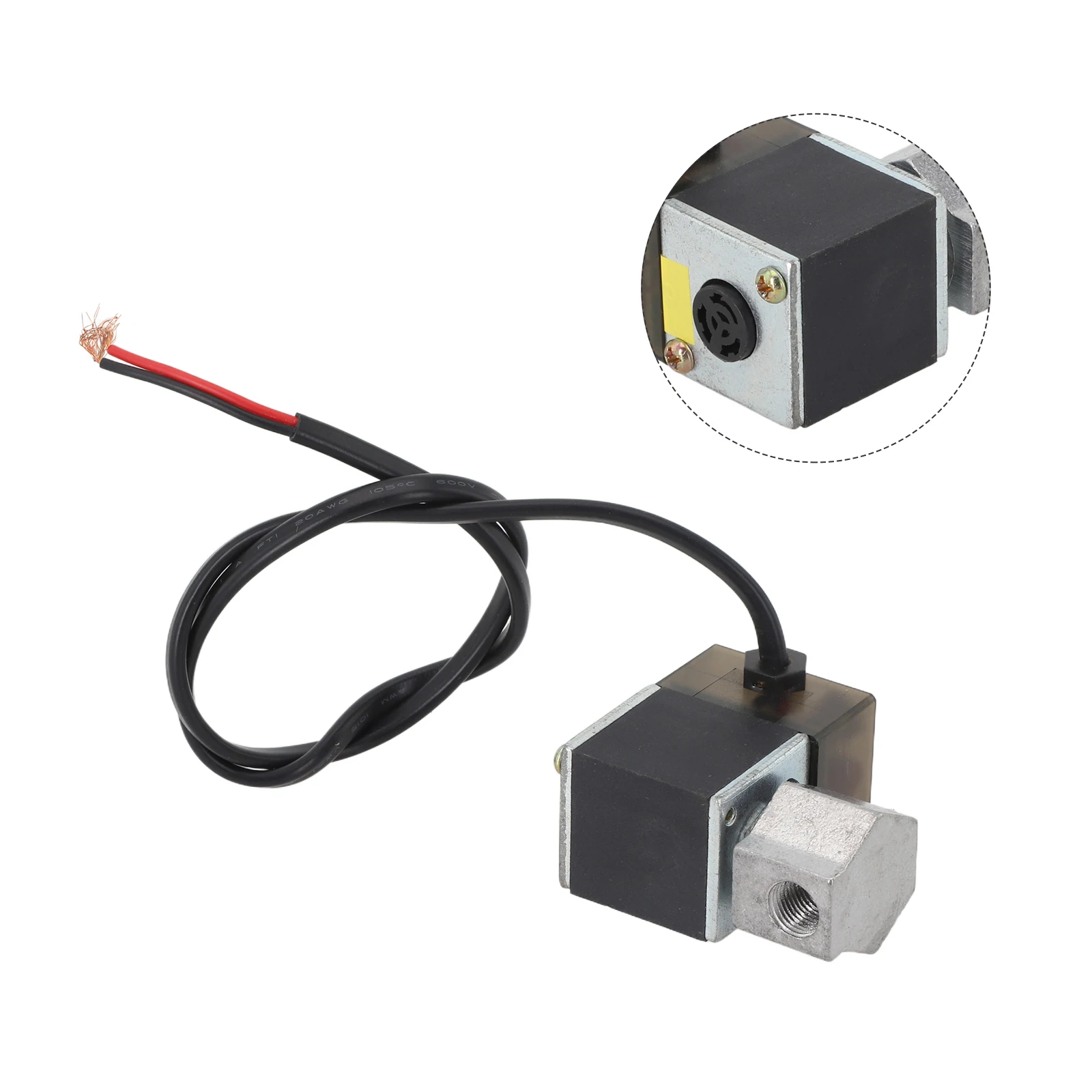 Compact Air Valve Air Pump Solenoid Valve Precise Control Silent Working Cast Aluminium Material Clean Air Supply