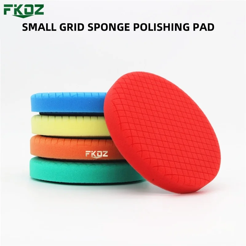 

6/7 inch Grid Car Polishing Pad Sponge Buffing Waxing Clean Polish Buffer Drill Wheel Polisher Removes Scratches Car Repair