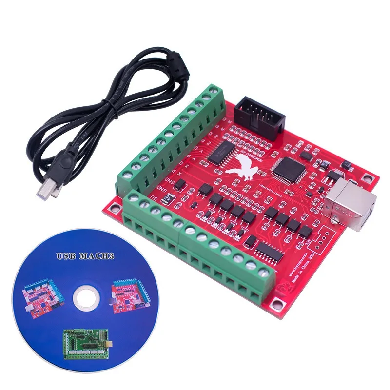 Breakout board CNC USB MACH3 100Khz 4 axis interface driver motion controller driver board