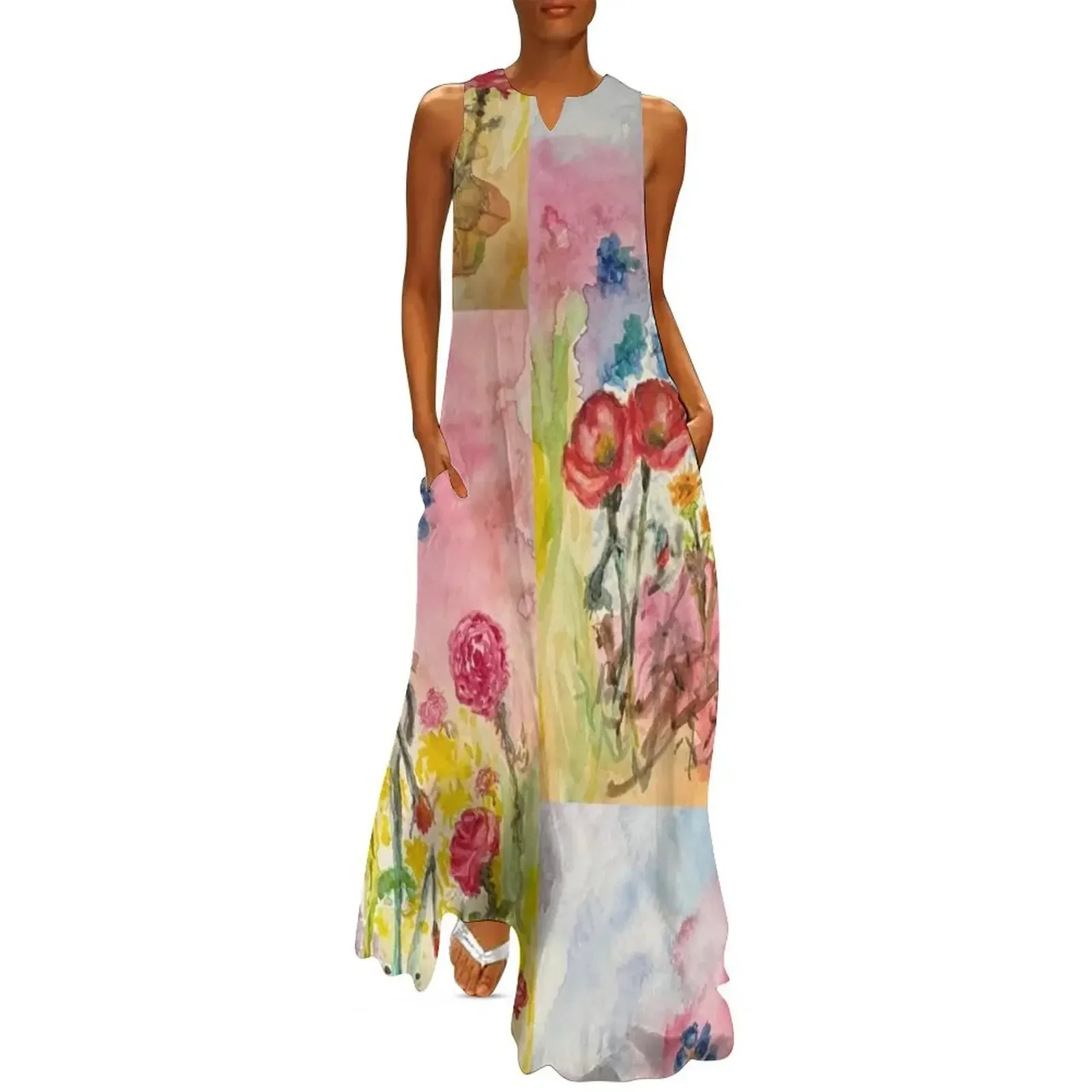 

Flowers Long Dress Dress for girls african dresses for woman dress women summer 2025