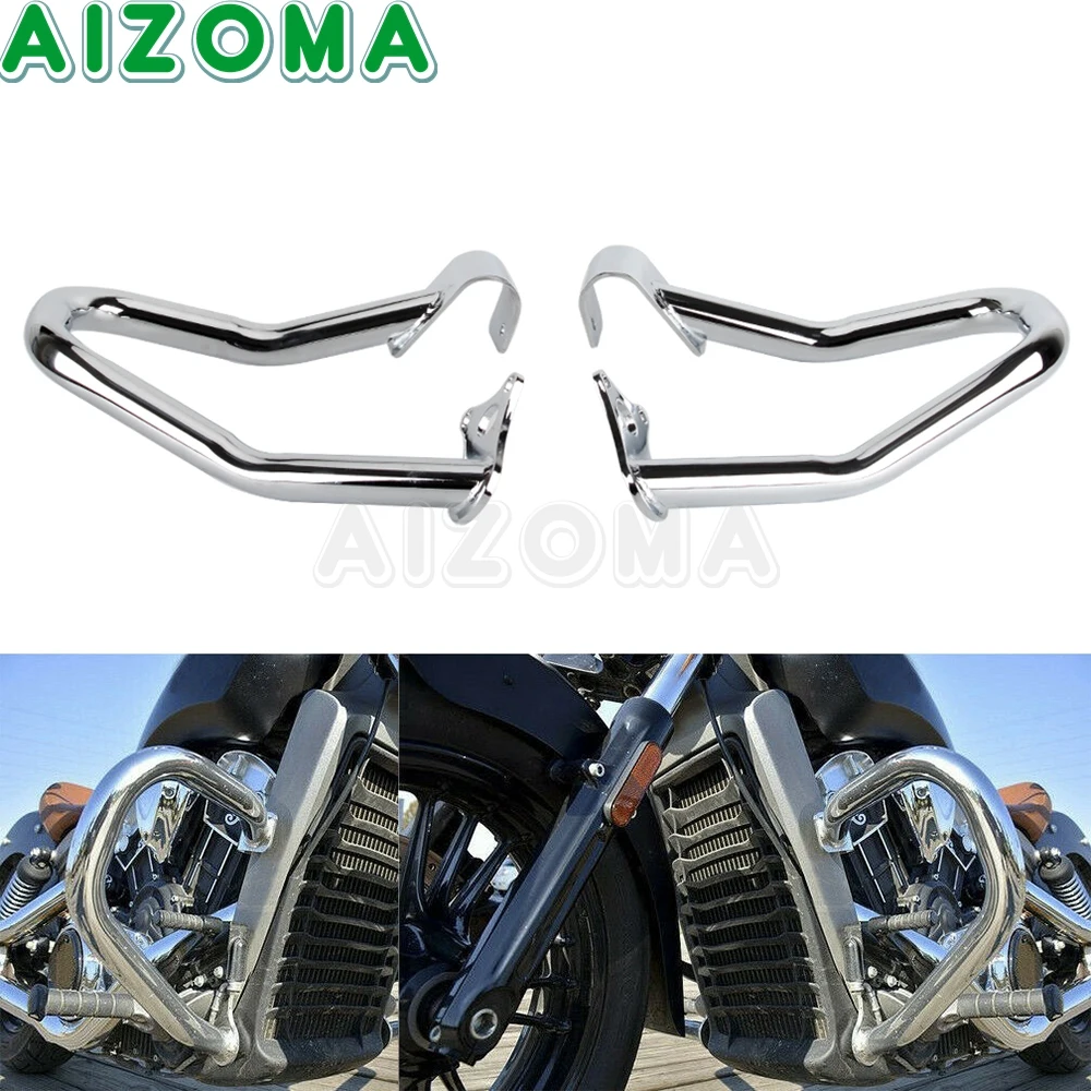 

Motorcycle Frame Engine Crash Bar Protector Guard For Indian Scout Bobber Twenty Sixty ABS 100th Anniversary 2015-21 2881756-156