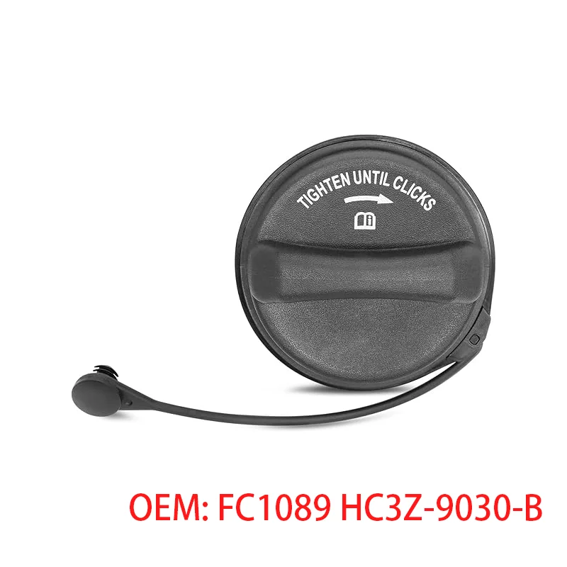 Replace FC1089 Gas Cap Fuel Cap Fits 2004-2021 Ford F150-F600 Ranger Edge Escape Fusion Taurus Freestar 2005-2011 Lincoln Mark