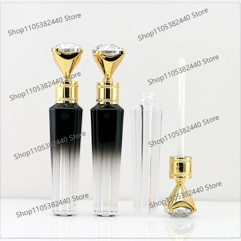 10PCS 3ml Empty Lip Glaze Tube, Diamond-Cut Cosmetic Packaging for Lip Gloss, Wholesale Premium Lipstick Tube Bottle