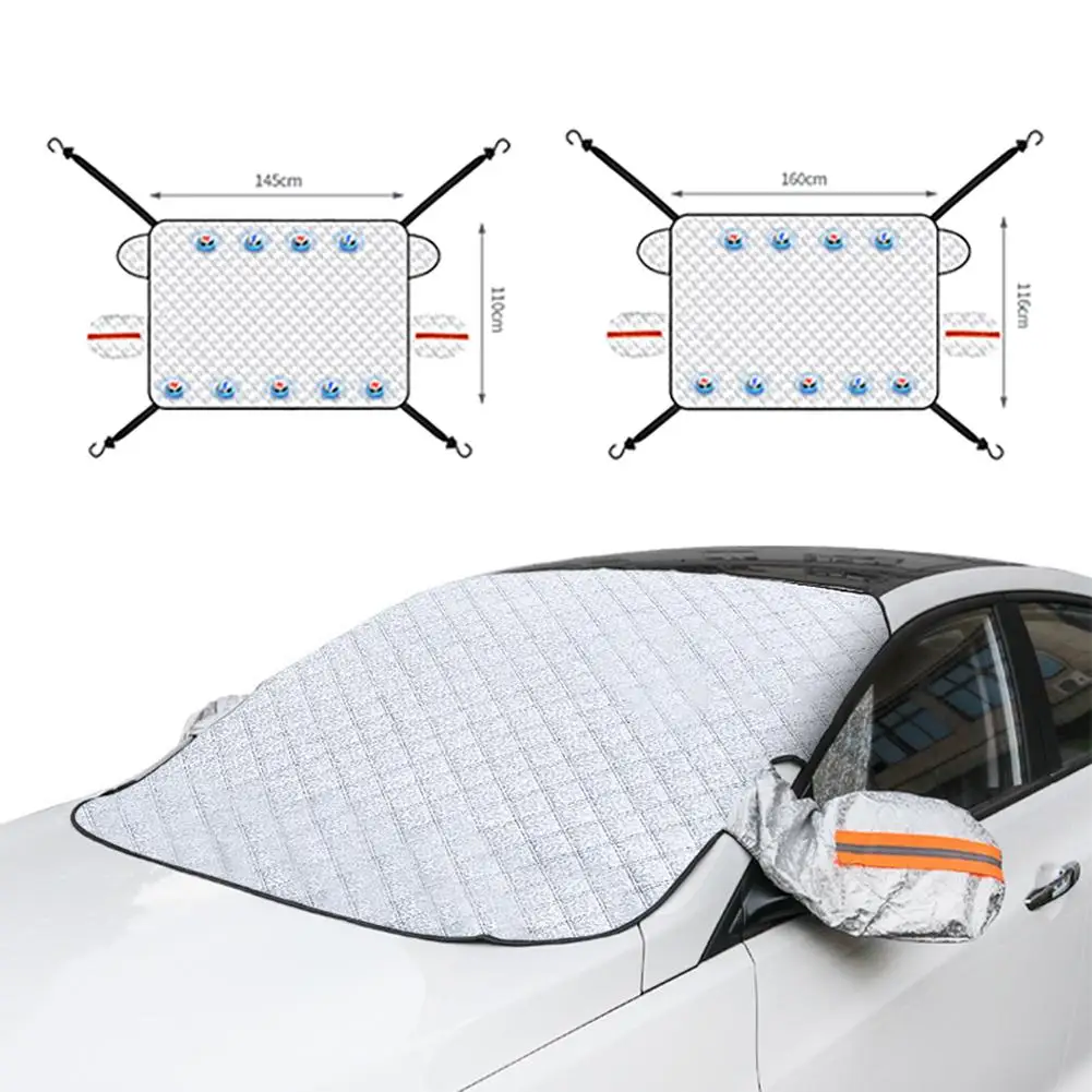 

Лобовое стекло автомобиля, снежный щиток для зимы, чехол для автомобиля, переднее окно, защита от льда, мороза, уличная защита, снежный чехол с магнитом