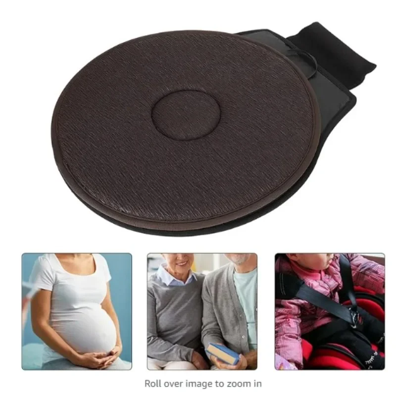 Car Cushion Swivel Seat Cushion 360 Degree Pivot Disc Portable Rotating Car Chair Seat Cushion for Easy Transfer Cushion Home