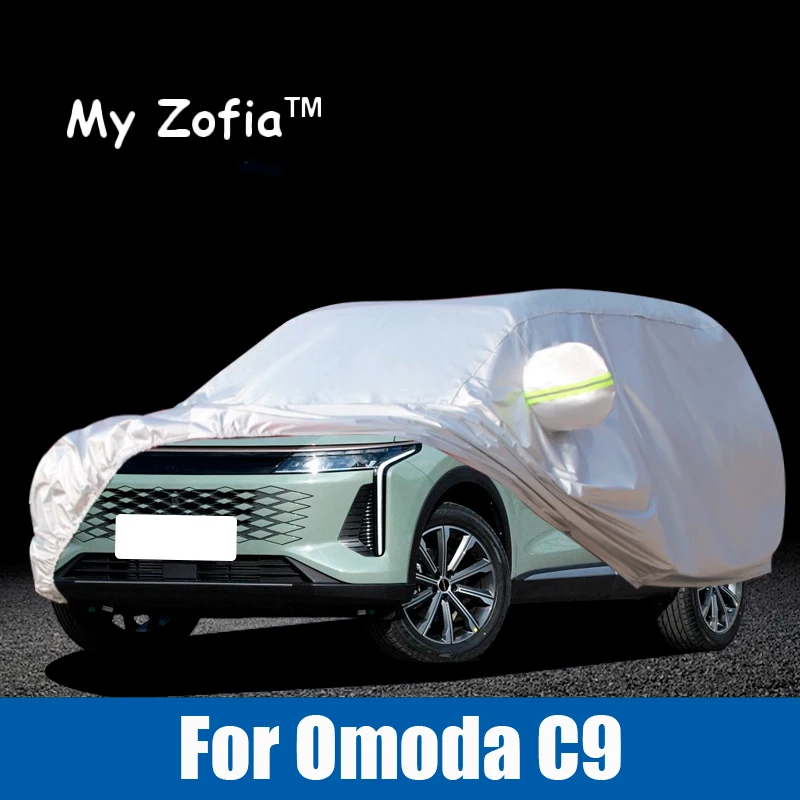 For Chery OMODA 9 SHS C9 2025 2026 Full Car Cover Outdoor Sun Anti UV Rain Snow Dust Protection Oxford Cloth Accessories