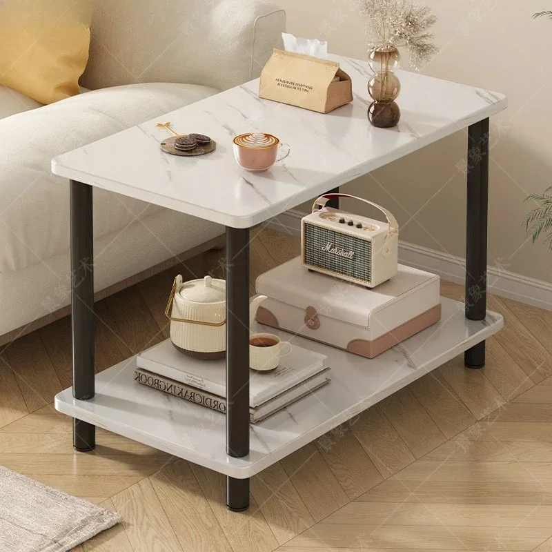 

Stable Household Goods Couch Side Living Room Rectangular Simple Small Tea Table Bedroom Bedside Small Table Shelf Corner Table