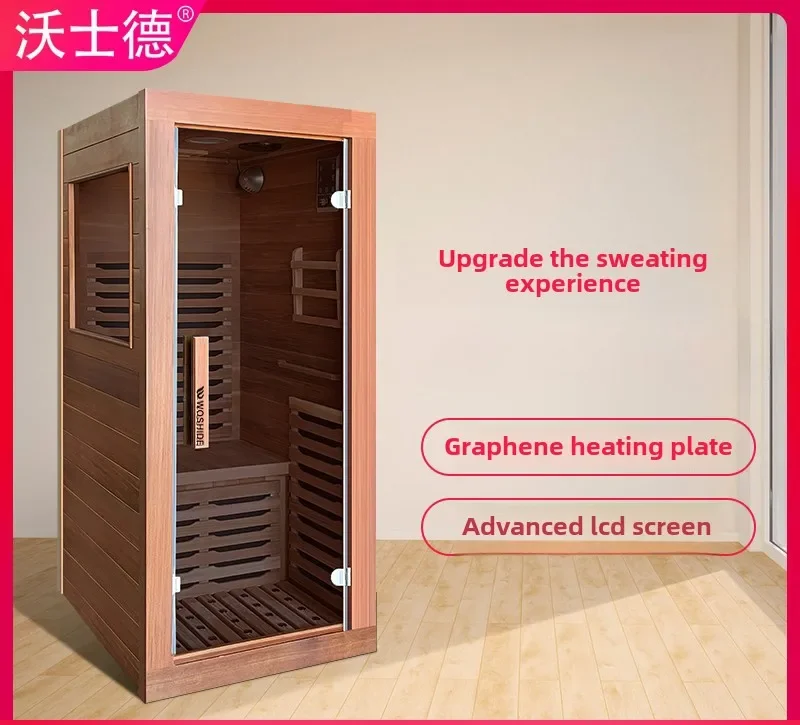 CCL graphene steam room Red cedar cedar sweat steam box Sauna home