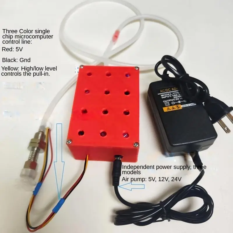 1Kg Load PWM Electronic Pneumatic Pump 5V 12V 24V Relay Suction Cup For Robot Arm IO PWM PLC Control Programmable Robot DIY Kit