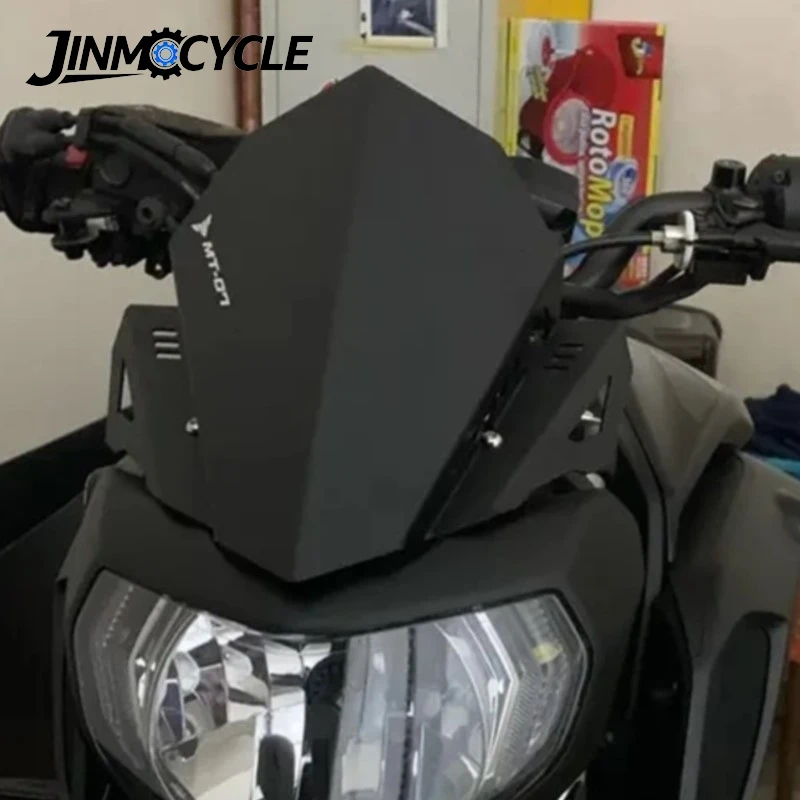 

For Yamaha MT 09 MT09 MT-09 FZ-09 2017 2018 2019 2020 2021 Motorcycle Front WindScreen Windshield Screen Fairing Deflector Guard