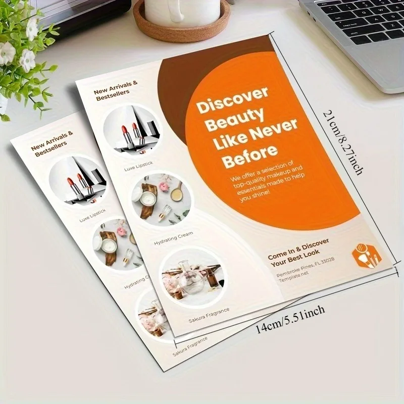 100 Pcs A5 Flyers Personalizados Bulk For BTS Photocard Promotion Business Advertising Event Handout Flyer Supplies
