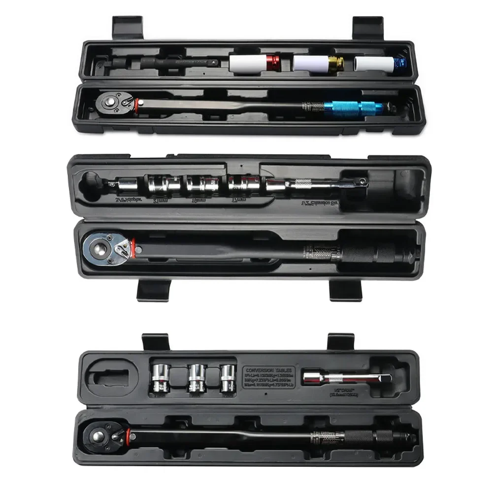 

Torque Wrench for Automotive Use 1/2 Inch Drive Adjustable Tool with Ratchet Head Options for 20 230N m & 28 210N m