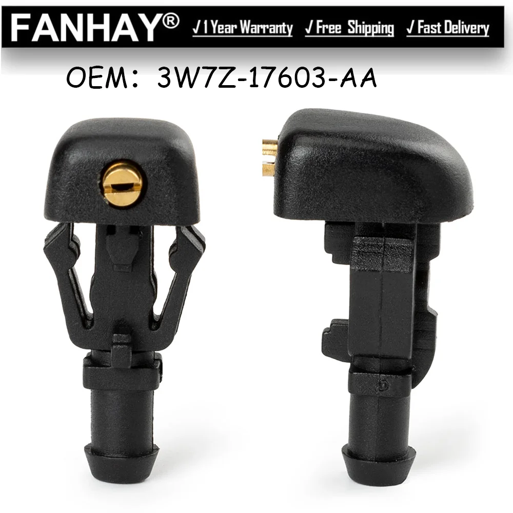 

Форсунка омывателя лобового стекла для Ford F150 Flex Taurus Econoline 3W7Z-17603-AA 3W7Z17603AA, 2 шт.