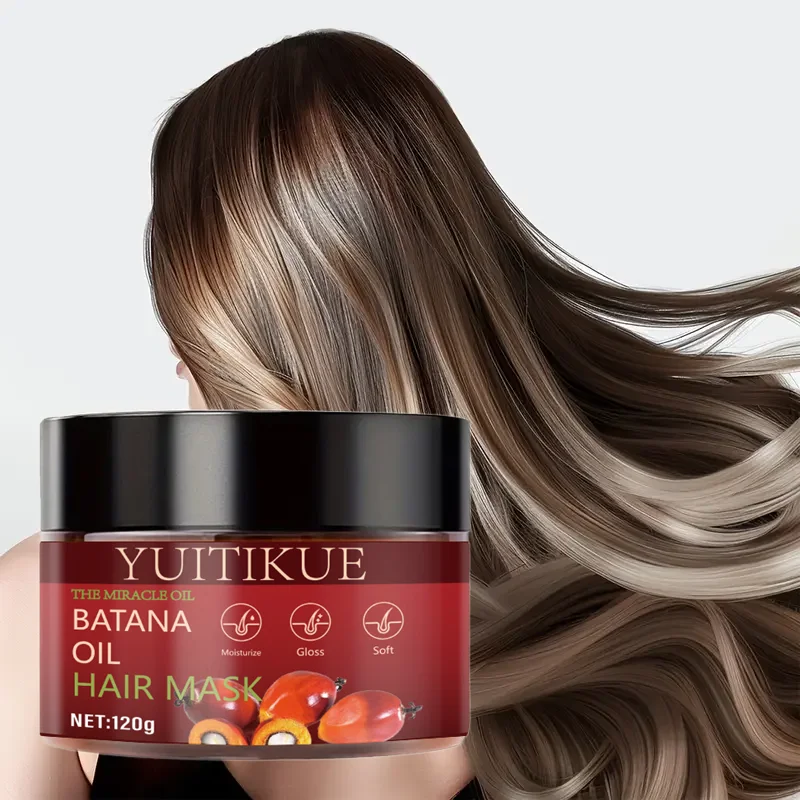 

Кератиновая маска для волос 120 г — интенсивный глубокий уход за сухими и поврежденными волосами, увлажняющая и питательная маска для волос для шелковистых волос