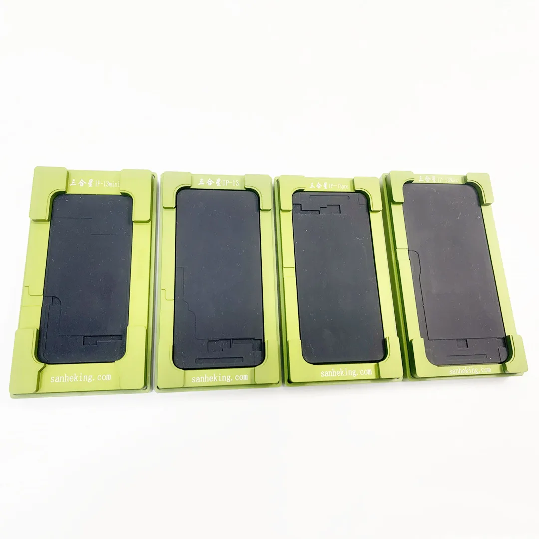 

Green Mold 2 in 1 Laminating Postion Mold For iPhone X 11 12 13Mini 14Pro Max Broken LCD Display Touch Glass Laminate OCA Repair