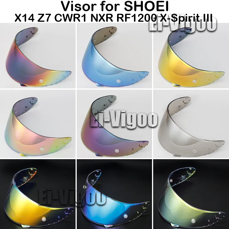 Helmet Visor for SHOEI X-14 X14 Z-7 Z7 CWR-1 CWR1 NXR RF-1200 RF1200 X-Spirit III XSpirit 3 X-Fourteen X Fourteen RYD CWR-F CWRF