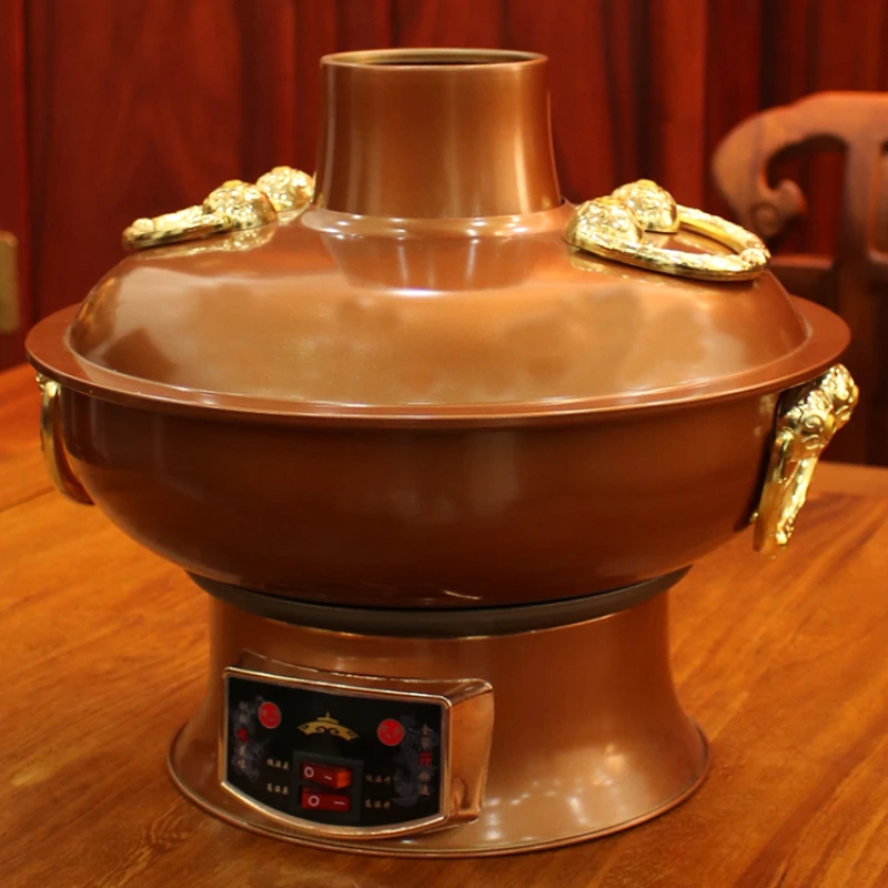 

New pure copper fast hot pot split plug-in old-fashioned Mandarin duck for home