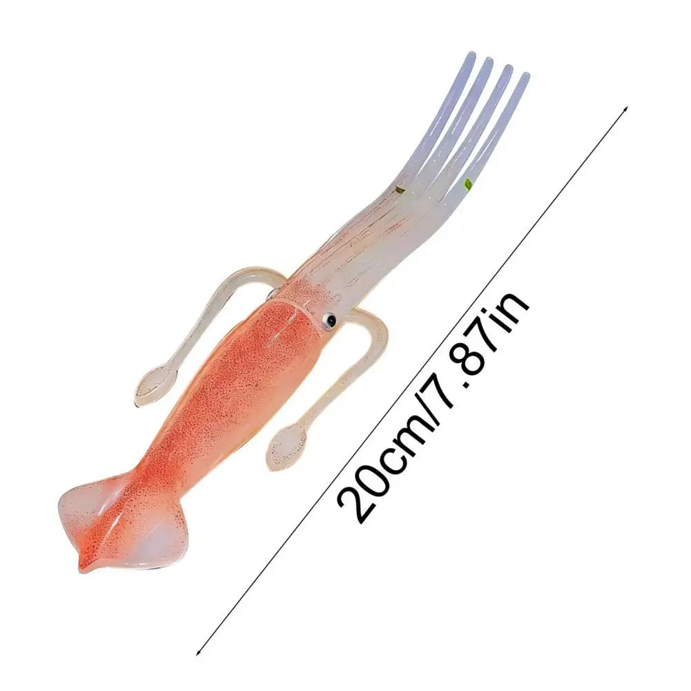 20cm Instant Noodle Fork Squid-Shaped Seafood Themed Fork Plastic Tableware Japanese Kitchen Utensil Entertaining Dining Tool