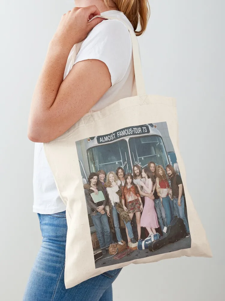 

almost famous group shot Tote Bag Portable shopping bag Cloth bag university shopper