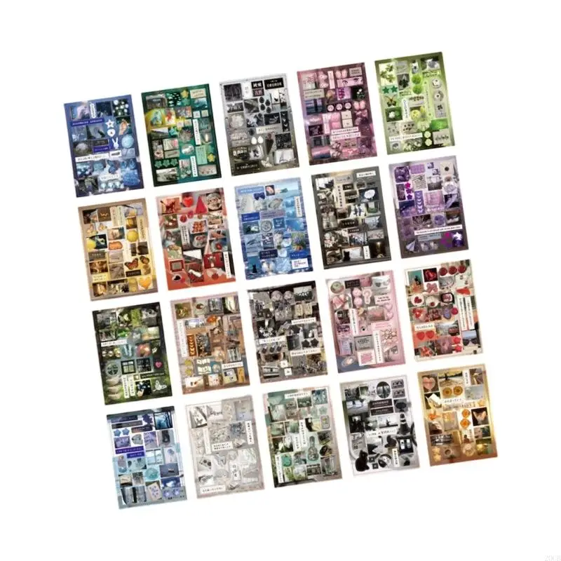 20CB ملصق مزخرف ملصق Die Die Cut Lacker Yapaning Styles Congling للكمبيوتر المحمول