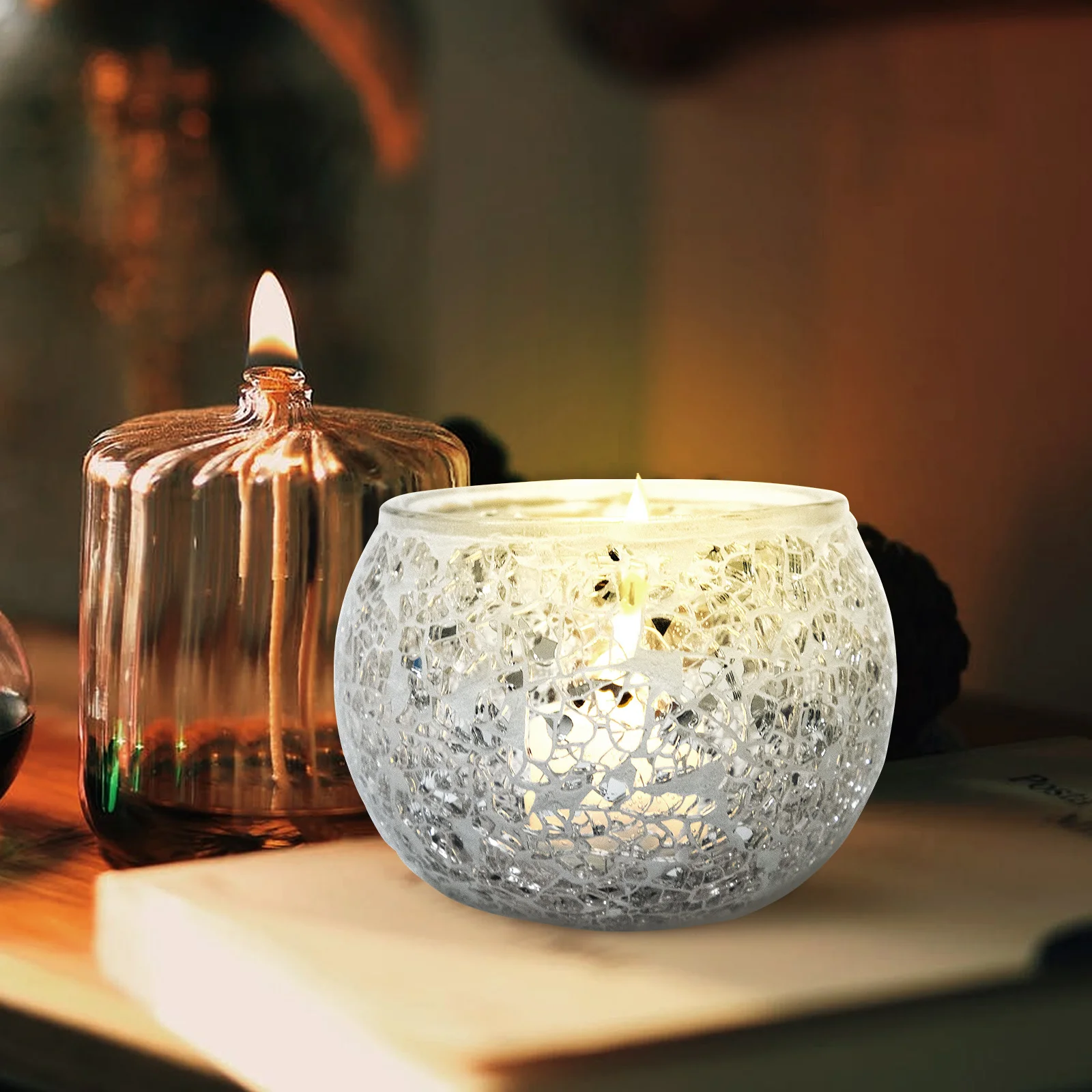 

Wedding Decor Elegant Candlestick Tealight Holder Centerpiece Decorative Candleholder White