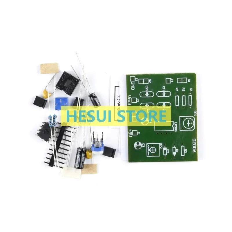 LM386 oscillating circuit kit skill assessment DIY electronic production pieces