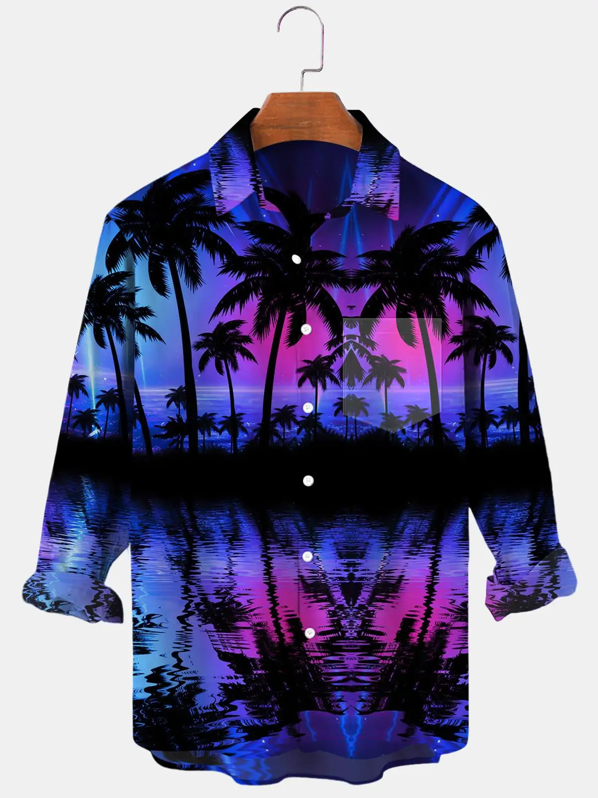 Men's Shirts Button Down Shirts Casual Shirts Spring And Summer Printed Long Sleeves Daily Fashionable Comfortable Trend Top