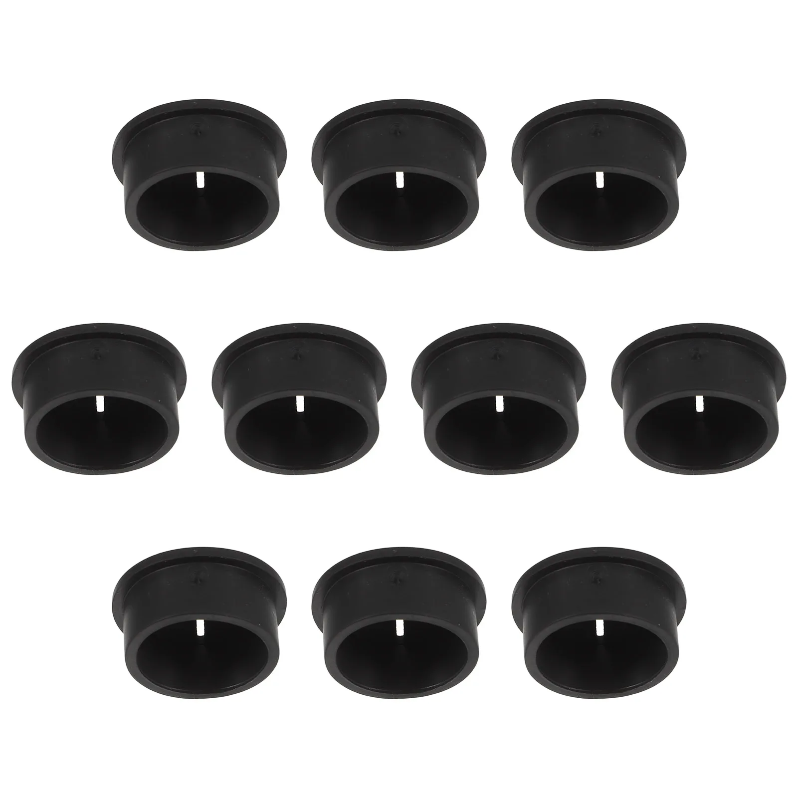 

10pcs Round Plastic Grommets Wall Cable Wire Hole Covers Durable Easy Installation Home Office Use Neat Wiring Solution Hole