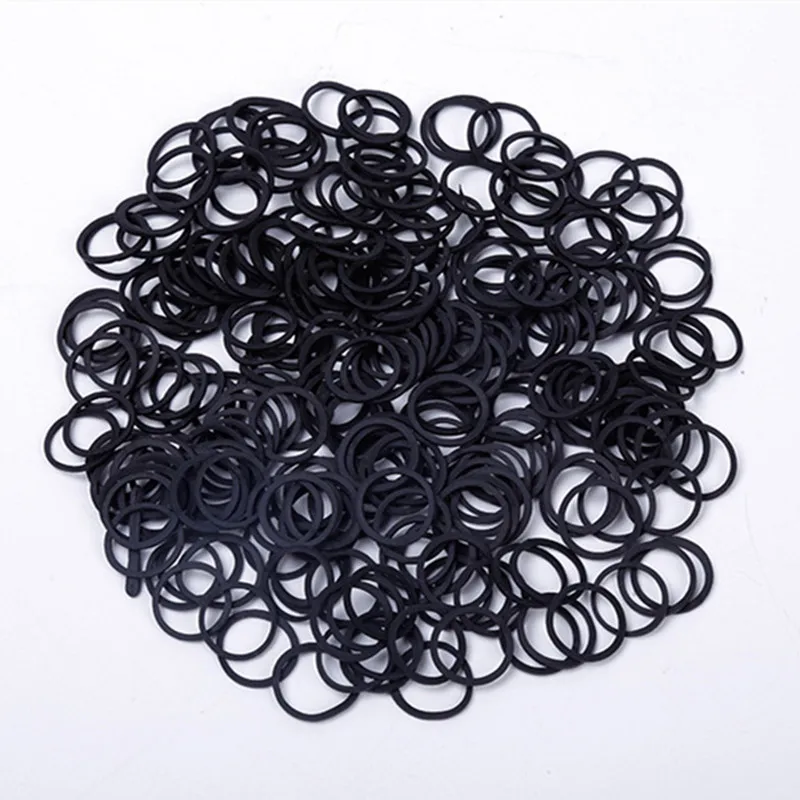 13*0,9mm Schwarz Büro Gummi Ring Gummibänder Starke Elastische Bands Schreibwaren Halter Band Schleife Schule Büro Liefert