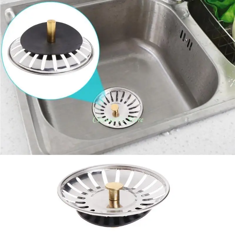 X90F Sink Drain Mesh Anti-clogging Garbage Filter Water Plug Drain Filter Universal