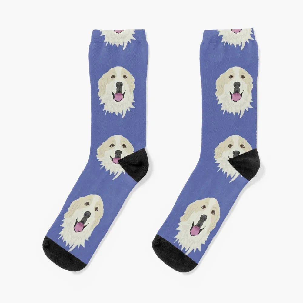 

Great Pyrenees- Badger Markings Socks sport funny gift Ladies Socks Men's