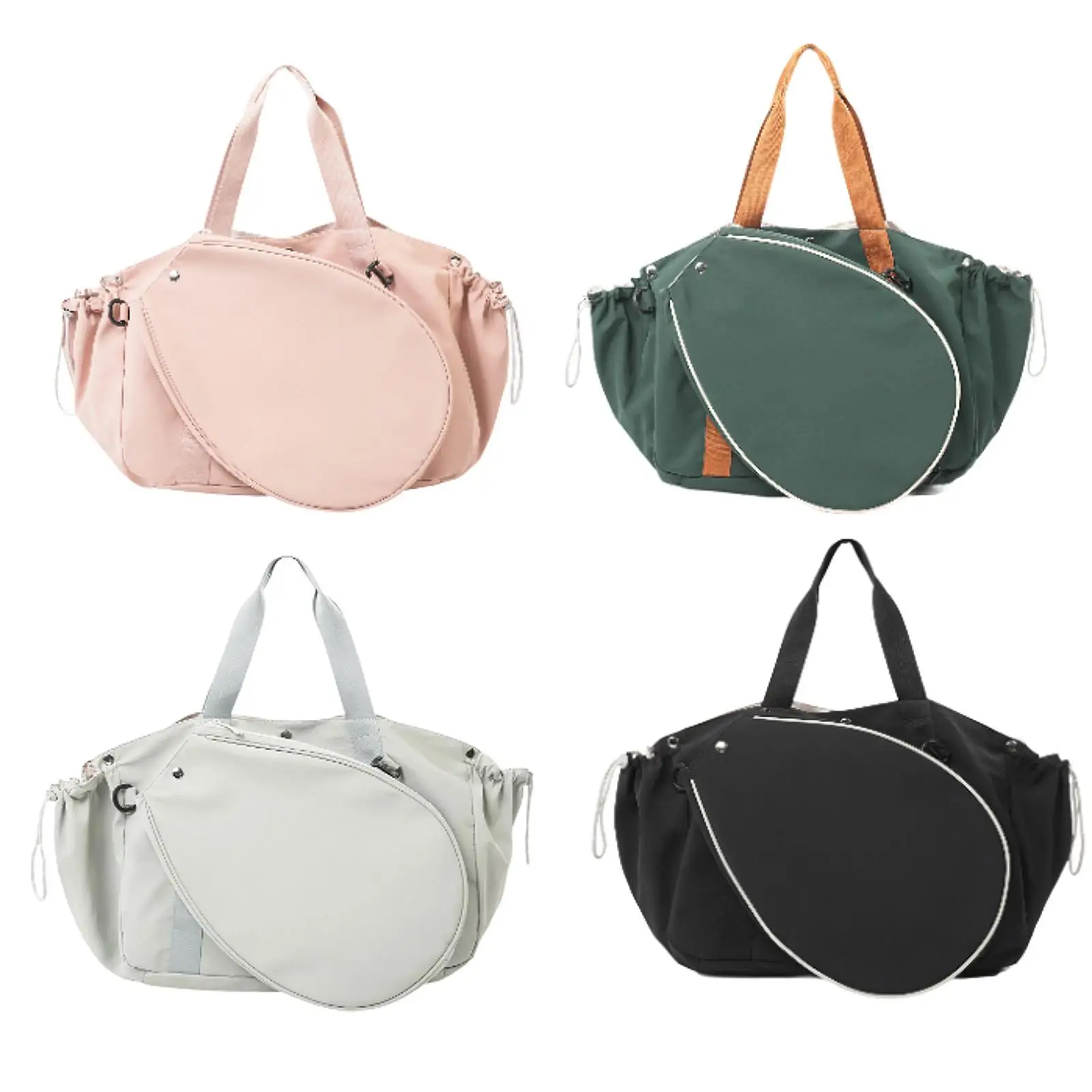 

Spacious Sports Bag Badminton Handbag Portable Pickleball Paddle Bag Organizer for Fitness Training and Matches