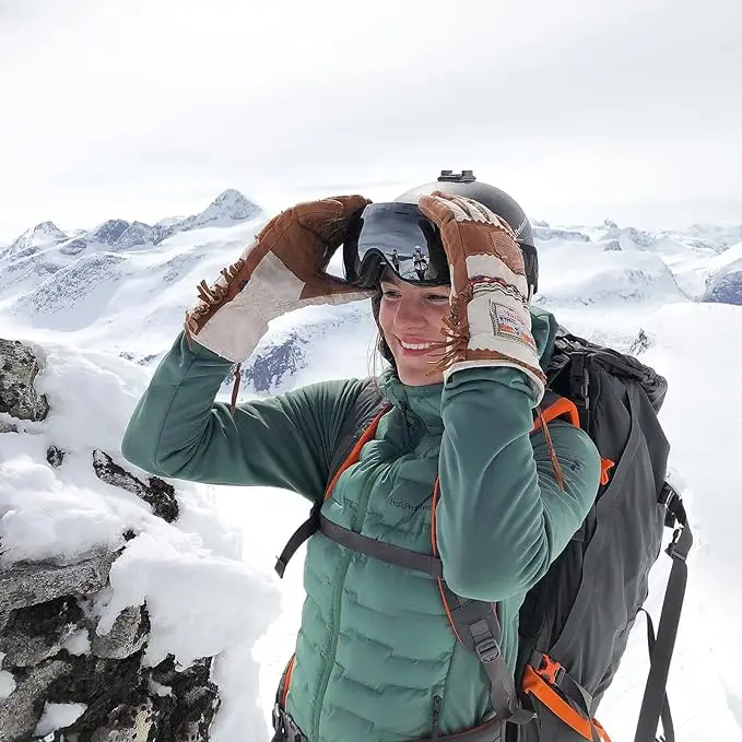Óculos de esqui e neve sem moldura com lente espelhada azul ou vermelha, óculos esportivos emitidos em fábrica, proteção ocular compatível com capacete