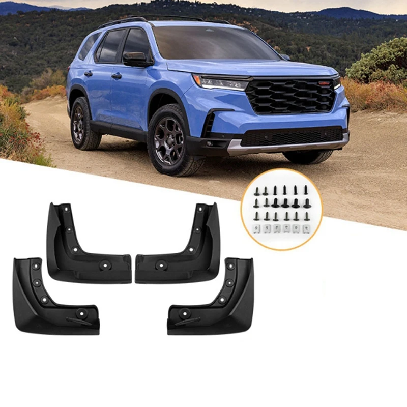 Car Mud Flaps Mudguards Splash Guards Fender Car Accessories ABS Automotive Supplies For Honda Pilot 2023