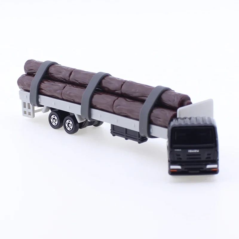 Takara Tomy Long Type Tomica No.125 Isuzu Giga Timber Transporter Metal Alloy Die-casting Car Model Boys Toy Gift Christmas